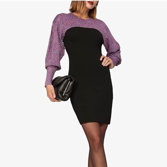 Esteban Cortazar Collective, Contrast Sweater Dress. Size XL
